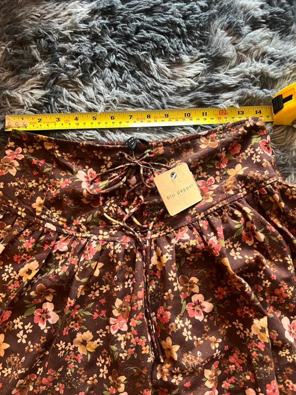 Blu Pepper‎ Floral Skort - Picture 2 of 9